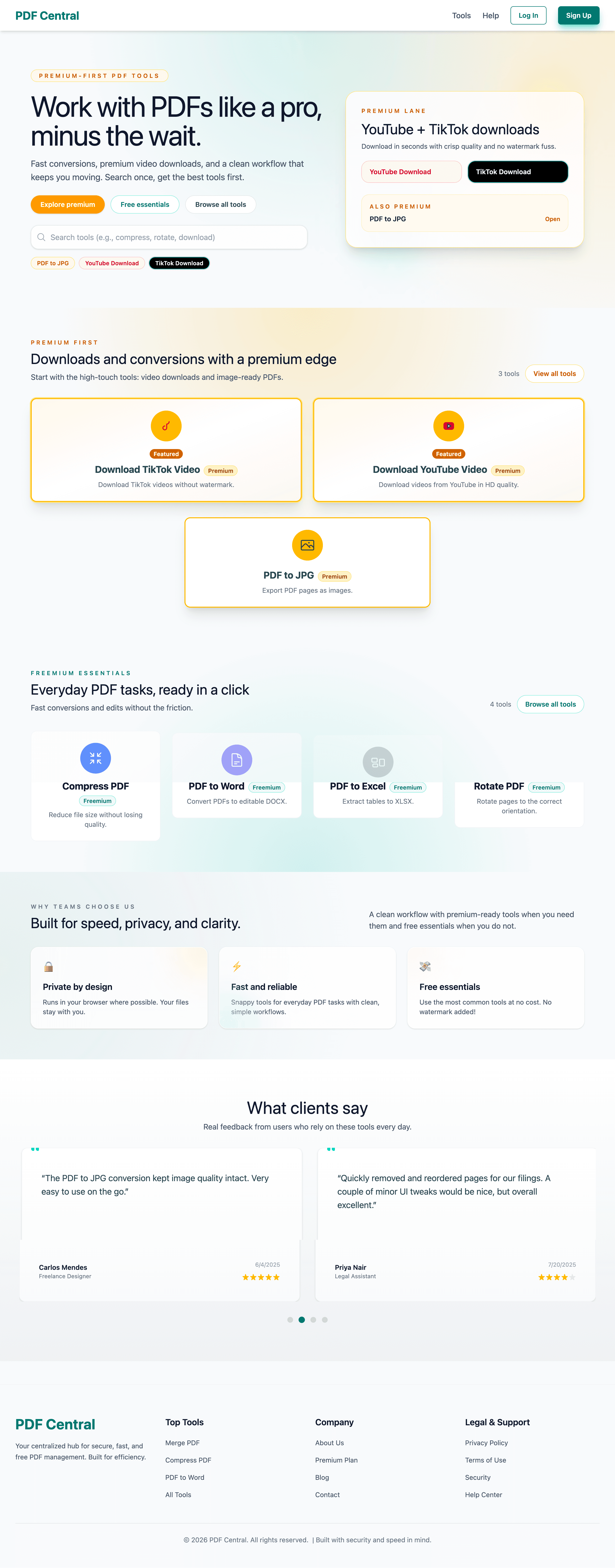 PDFSwifter - All-in-One Document Toolkit preview